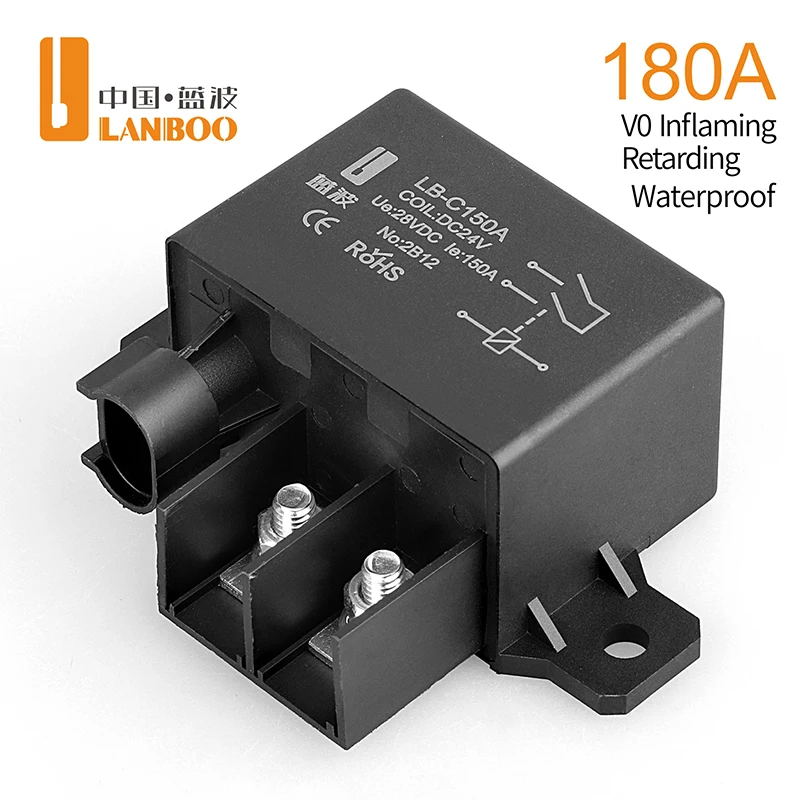 

LANBOO High power start relay DC12V/DC24V 180A