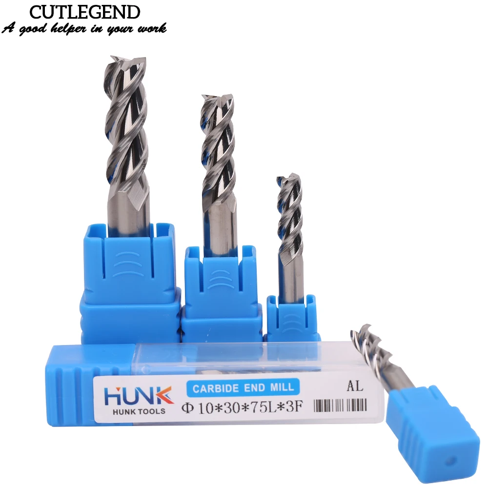 CUTLEGEND HRC45 Aluminum End Mill CNC 2 Flutes 3 Flutes Carbide Milling Cutter Tools 1 to 20mm For Aluminum Copper