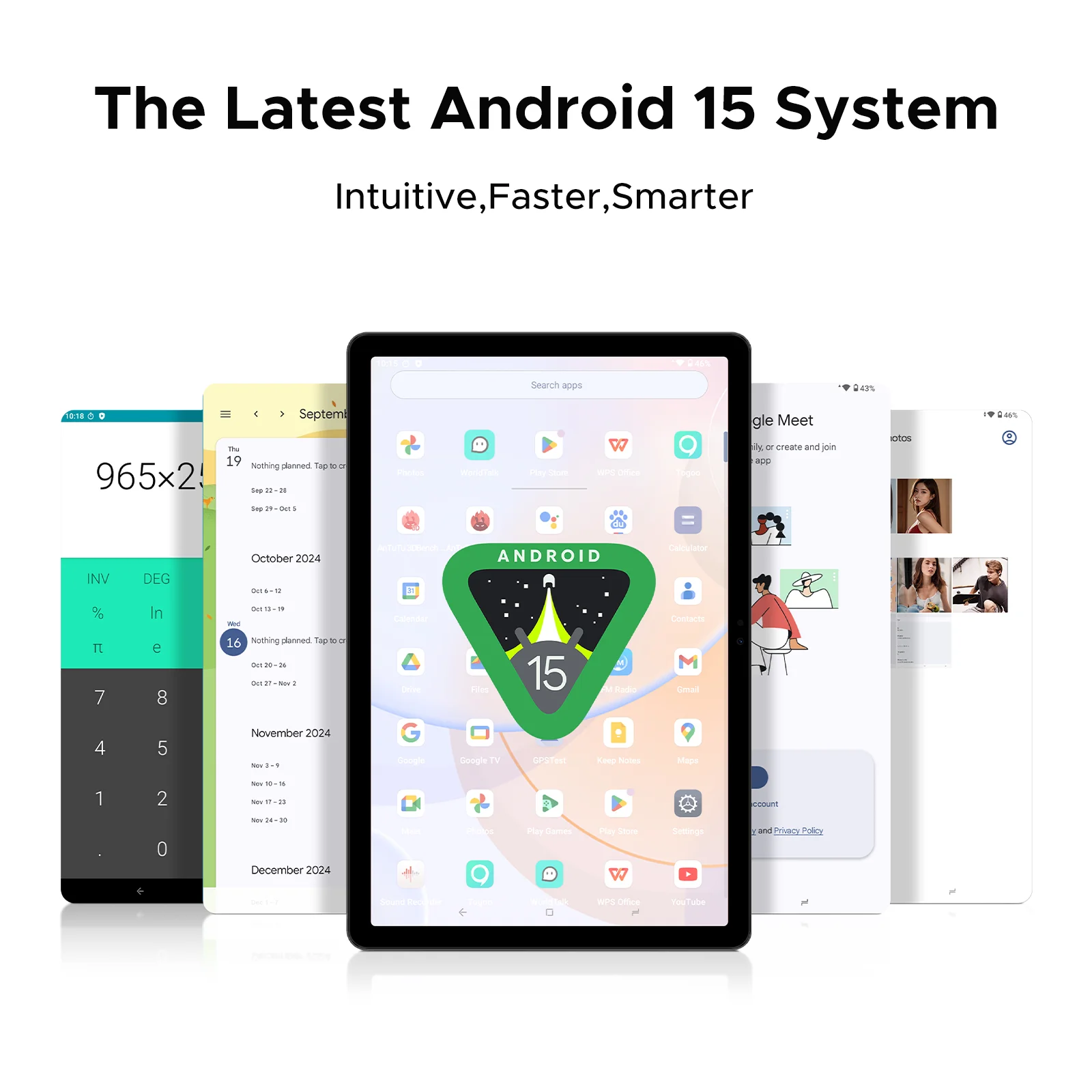 DOOGEE T36 كمبيوتر لوحي ذكي أندرويد 15 شاشة 12 بوصة 32 جيجابايت رام (8 جيجابايت + 24 جيجابايت) 256 جيجابايت Unisoc T620 ثماني النواة 8800 مللي أمبير بطارية Widevine L1