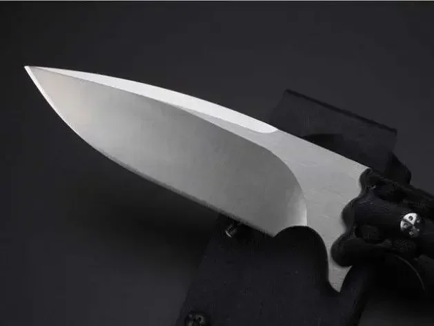 Paodin Figured Hunting Straight Partners Blade Knife, 7CR17MOV, K Sheath, DulRescue, Camping, EDC Survival Tool, opaque