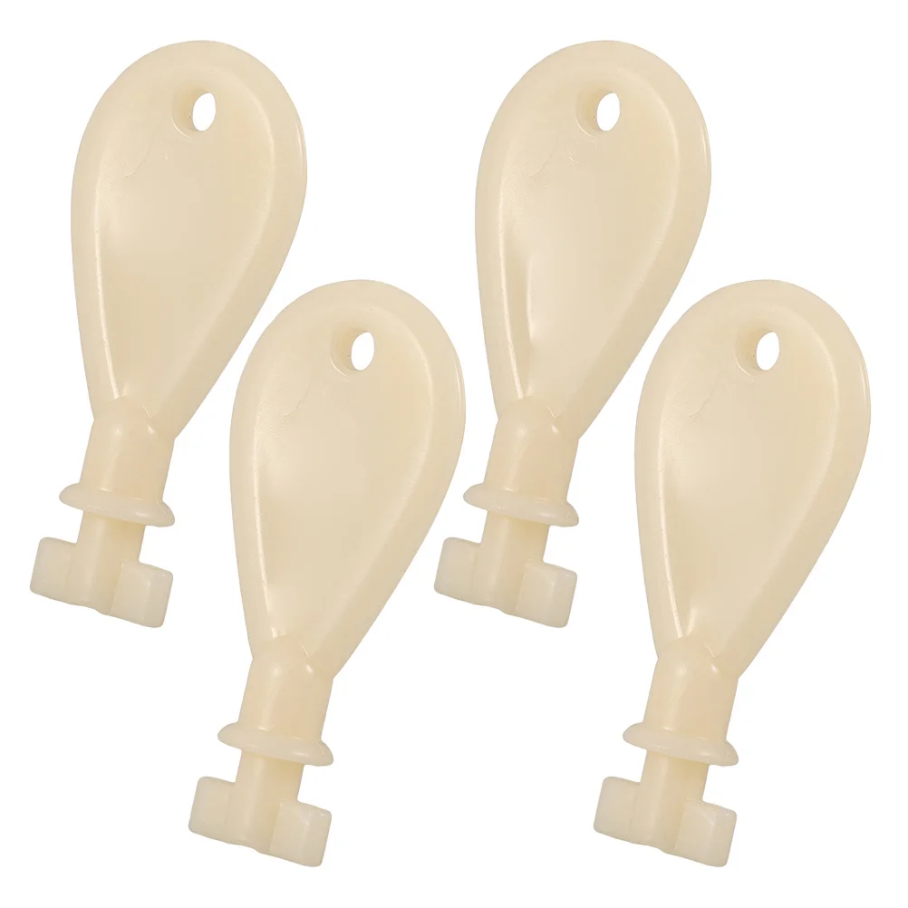 4Pcs Paper Towel Dispenser Key ABS Lock for Toilet Paper Holder Commercial Tissue Box Replacement Convenient Access Tool
