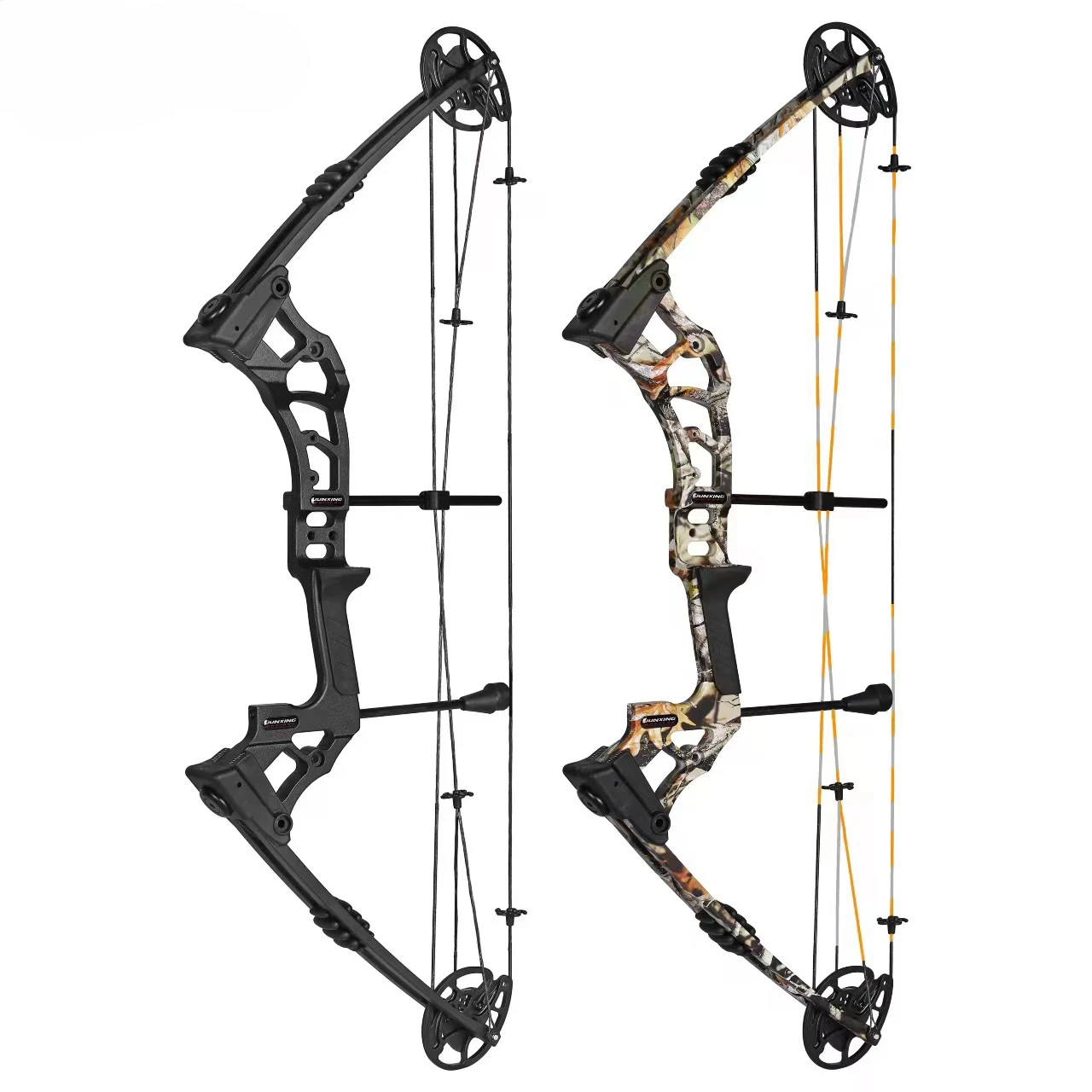 

Compound Bow Set 30-70lbs Adjustable 320fps Let Off 80% Archery Hunting Target