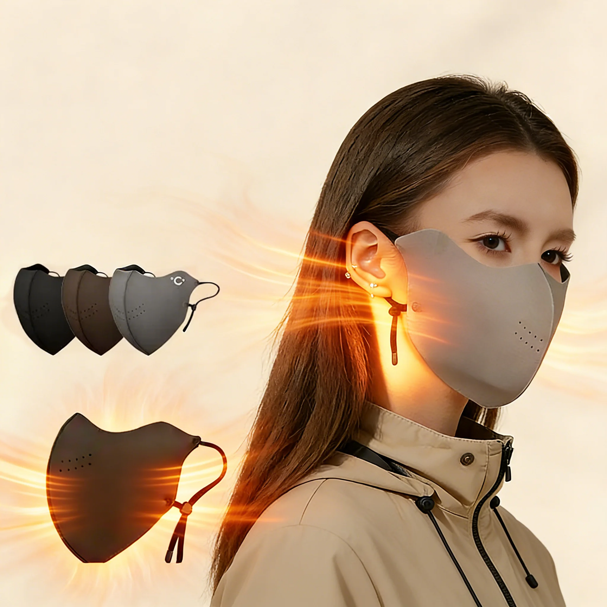 

Зимняя теплая маска для лица для женщин, высококачественная моющаяся многоразовая противопыльная ветрозащитная маска для рта, зимняя теплая дышащая маска