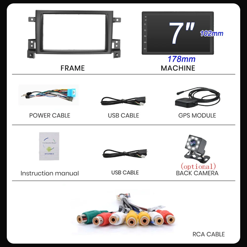 2din Car radio Android 16 For Suzuki Grand Vitara 3 2005-2010 2011-2015 Car Radio Multimedia Player GPS Carplay Androidauto WIFI - Image 6