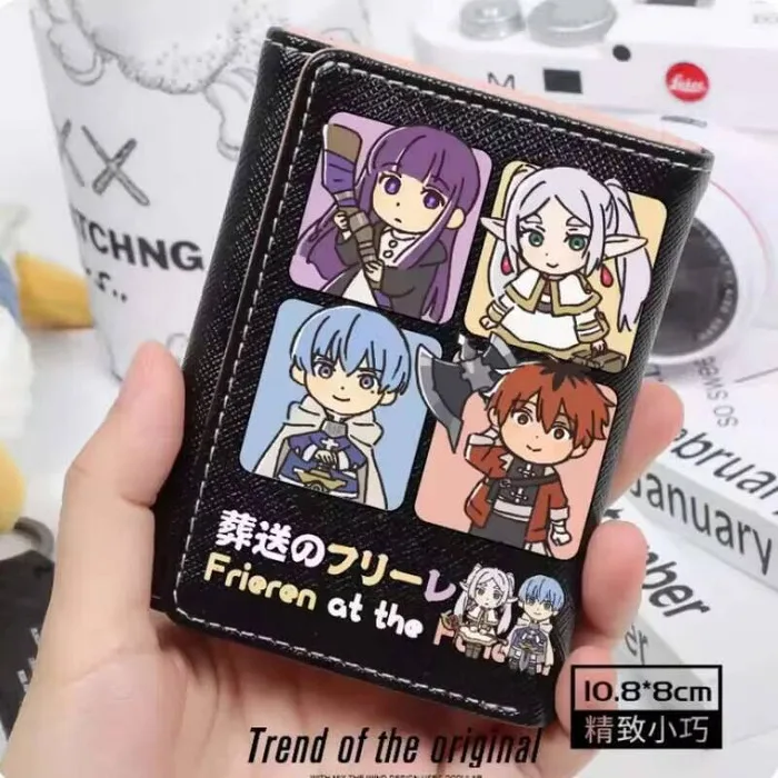 

Anime Frieren At The Funeral Fashion Wallets PU Purse Card Coin Hasp Money Bag Cosplay Gift B411 Anime