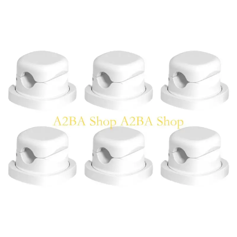 A2BA Space Saving Rotatable Line Holder Cable Organizers For Office And Home Use