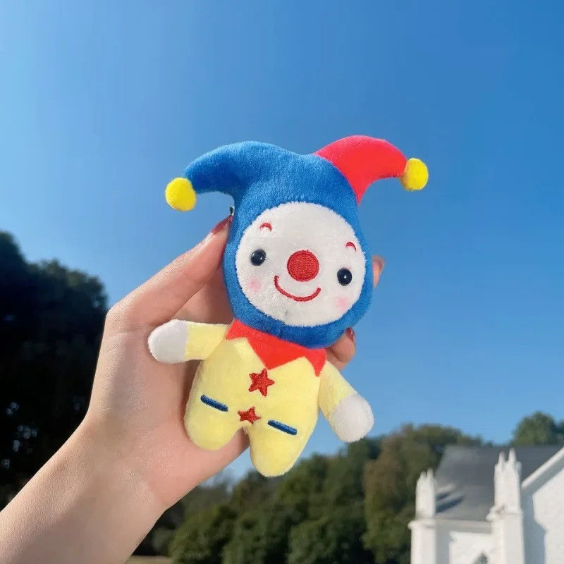 Cute Joker Stuffed Toy Key Chains Lovely Circus Clown Cloth Doll Girl\'s Handbag Ornament Funny Keychains