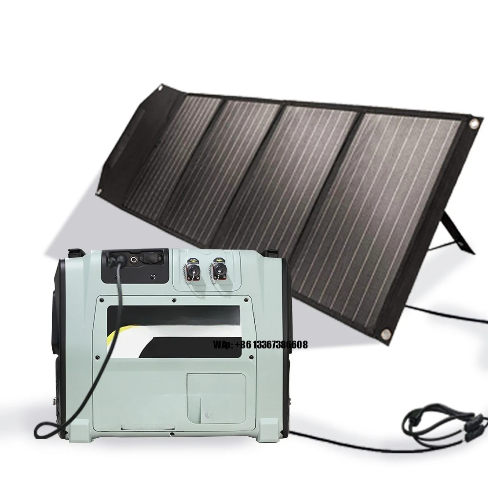 User-friendly 3600W portable power station outdoor adventure efficient digital display control solar panel car power supply