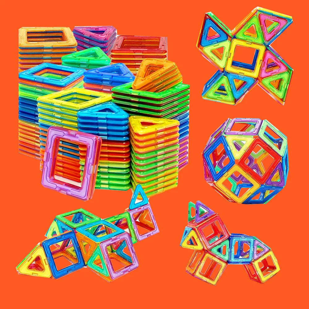 Magnetyczne zabawki duże, magnetyczne klocki konstrukcyjne DIY dla dzieci, klocki konstrukcyjne, zabawki STEM, zabawki edukacyjne.