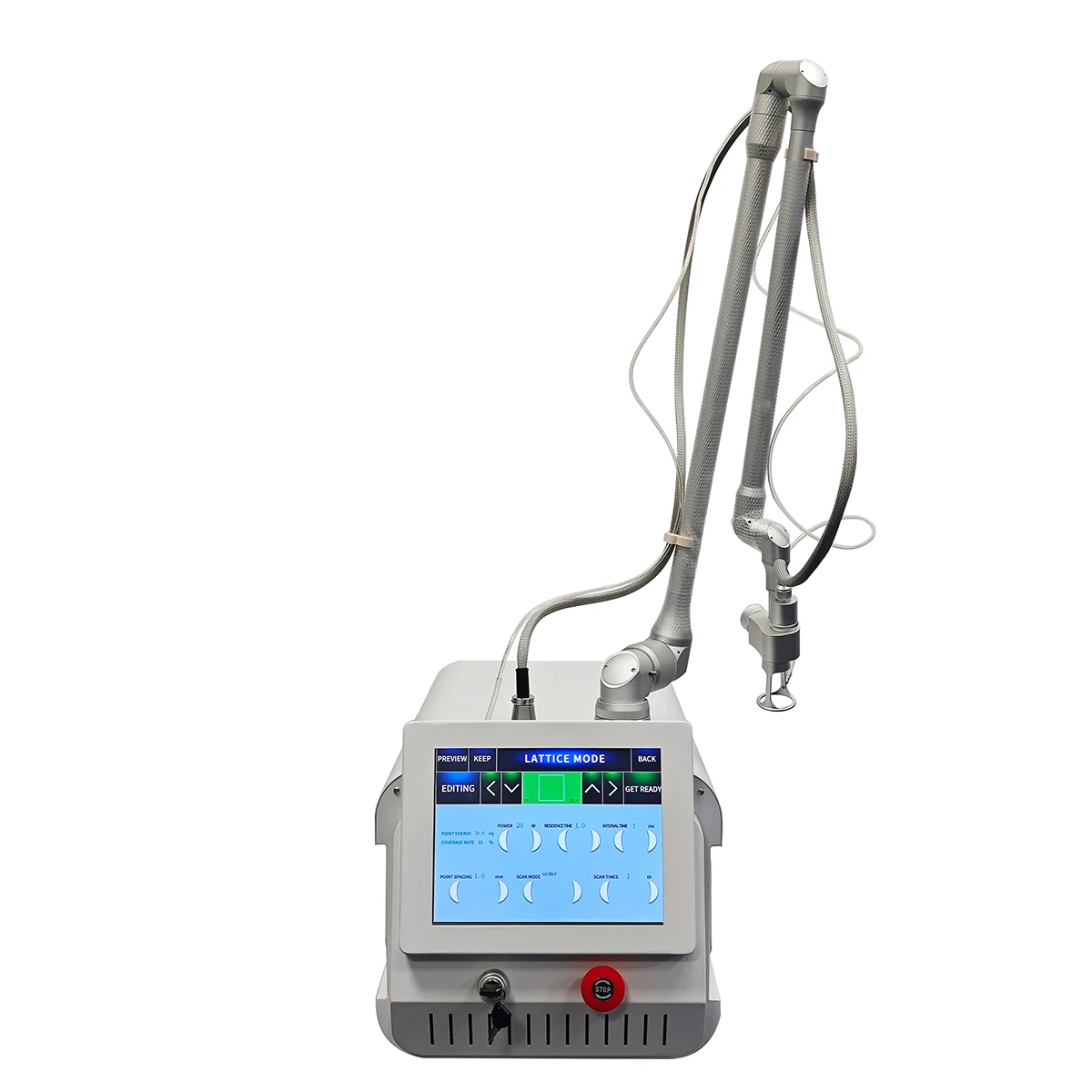 Professional Laser Skin Rejuvenation CO2 Fractional 10600nm Tattoo Removal CO2 for Salon