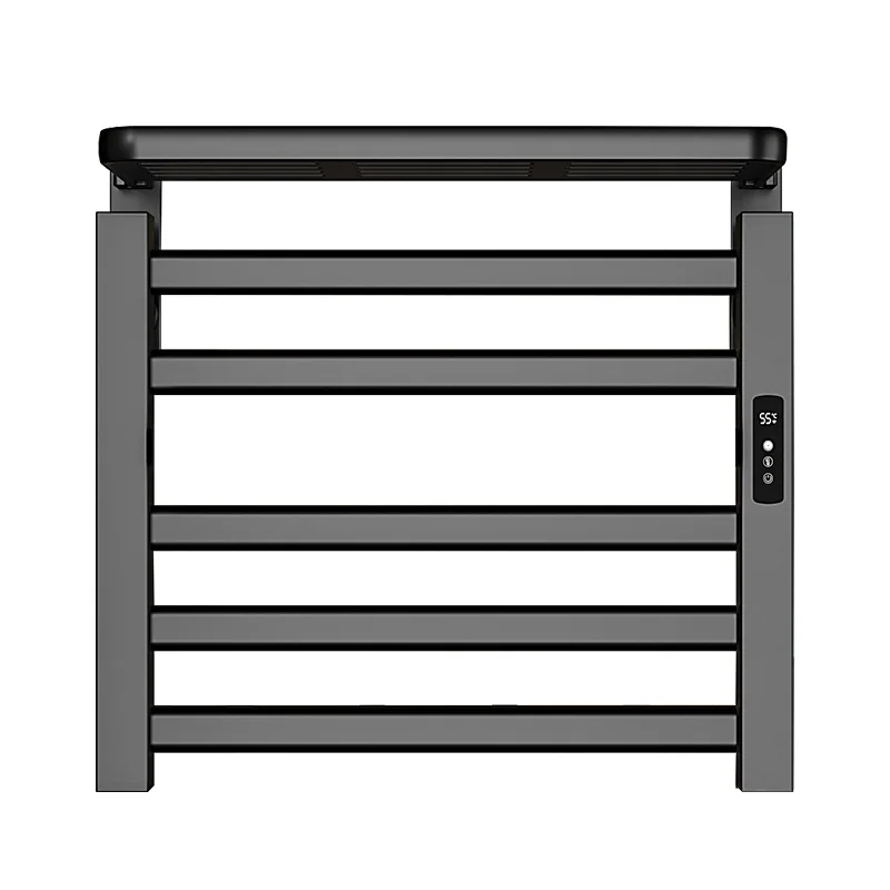 

Electric towel rack Intelligent heating drying rack Bathroom non-punching aluminum alloy