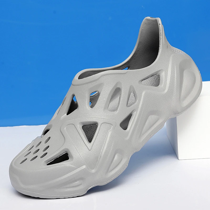 New Style Men's Casual Trendy Plus Size Beach Sandals Summer EVA Outsole And Topsole Lightweight Breathable Slippers For Men