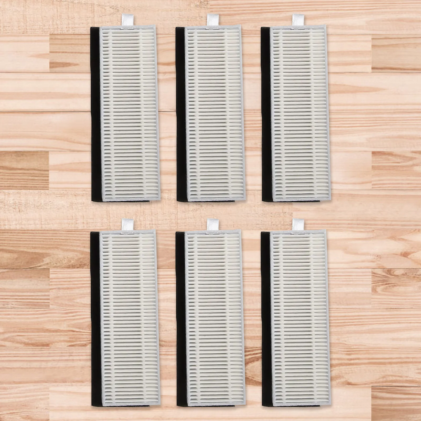 6pcs Vacuum Cleaner Filter For ILIFE V3x Robot Vacuum And Mop Vacuum Cleaner Filter Replace Spare Parts