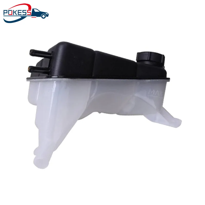 

POKESS Car Accessories Coolant Overflow Recovery Expansion Tank Reservoir Bottle With Cap FOR FORD MONDEO MK3 1S718K218AB