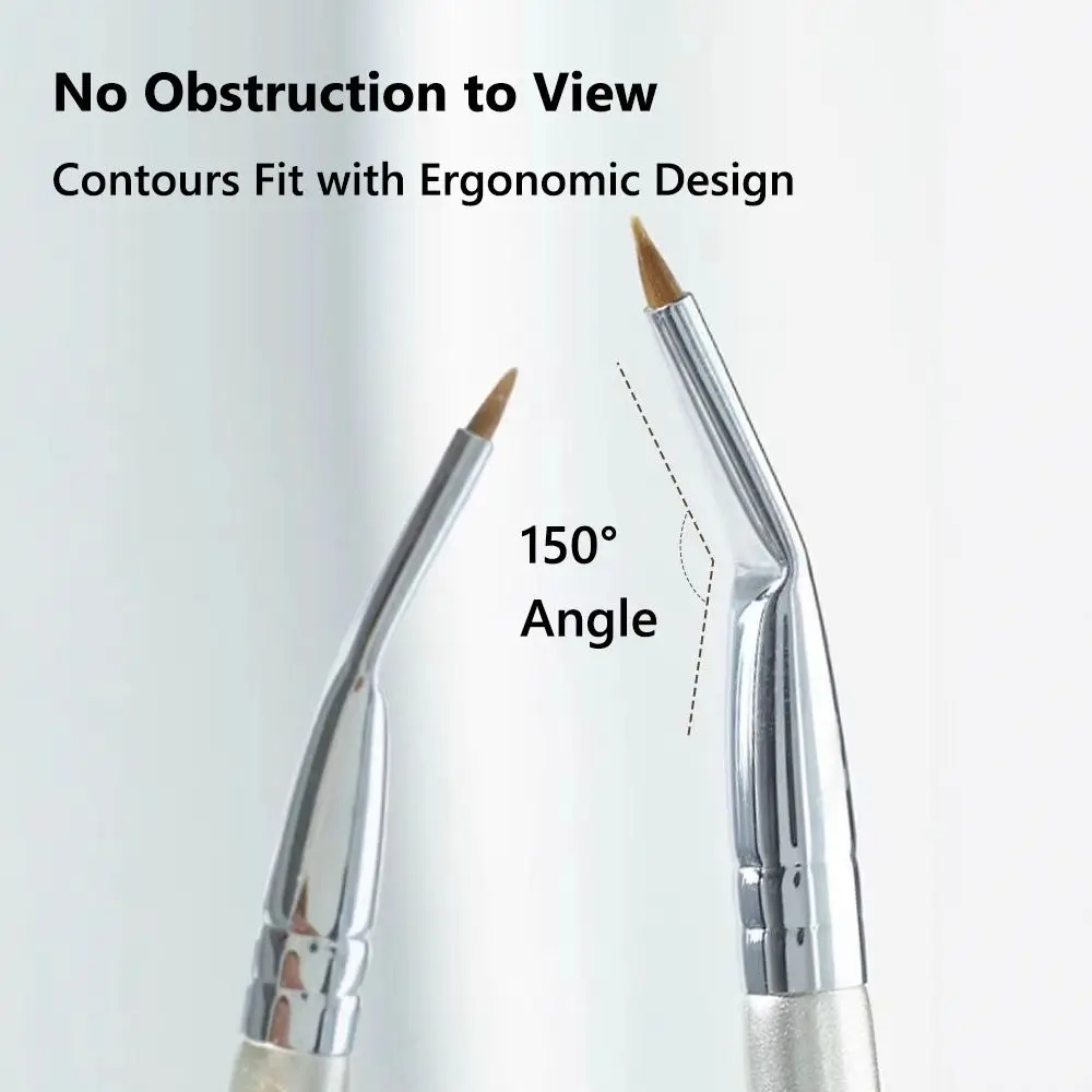 Precise Application Bent Liner Makeup Brushes Angled Design Cosmetic Brush Eye Brow Tool Makeup Tool Angled Eyeliner Brush