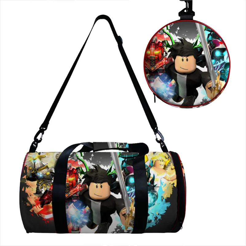 

High Quality Kawaii Anime Roblox - Themed Creative Peripheral Custom Large Tote Bag Film Shoulder Shopper Gym Beach Travel Bag
