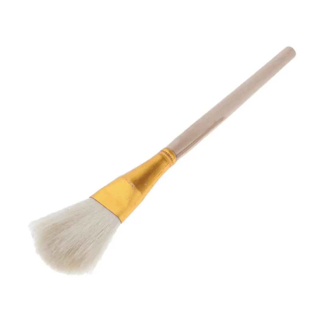 Pro Dedicated Wood Brush Sweep Mop Gold Leaf Gilding Art