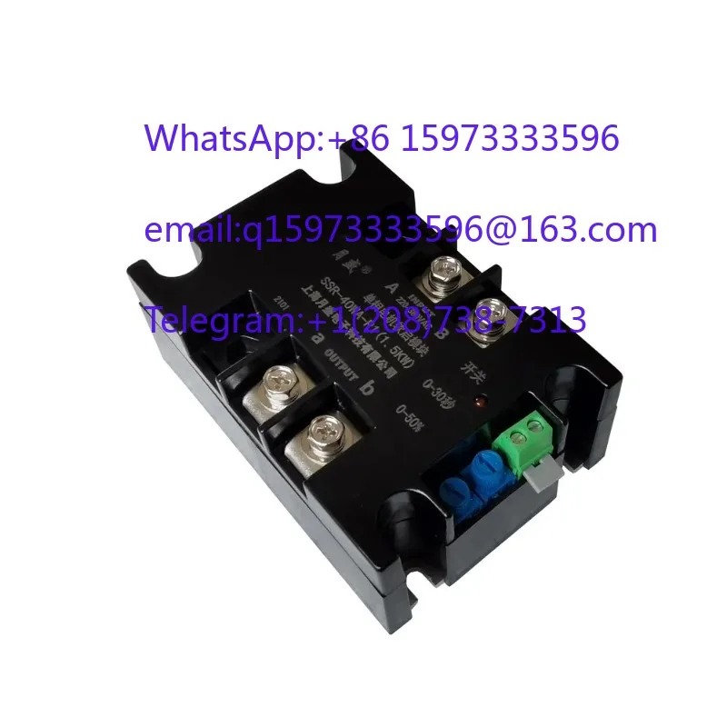 220V Single Phase Intelligent Motor Soft Starter Module 50-60Hz 2/4/6/8KW SSR Soft Start Controller