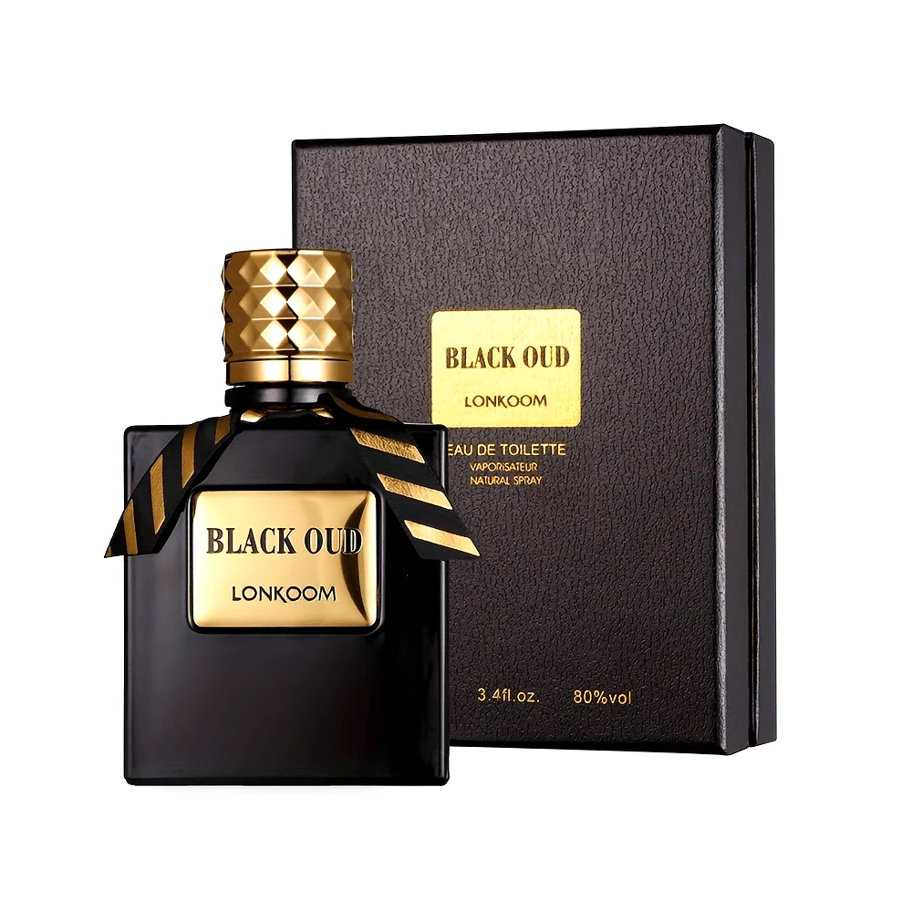 

100ml Classic Black Oud Luxury Men's Eau De Toilette Mysterious Oud Woody Long-Lasting Parfum Fragrance Cologne Man Fragrance