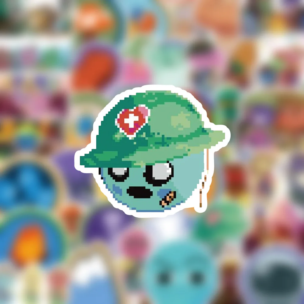 60PCS Cool Cartoon Peak Game Fun Sticker DIY Decoration Waterproof Skateboard Notebook Graffiti Toy