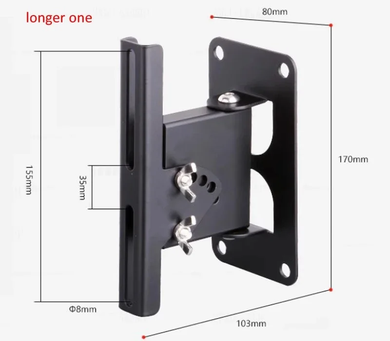 (1 PC) 2020 ใหม่ SW-90 GU40 universal Strong 40 กก.เสียงลําโพงเหล็กยึดเอียงหมุน full Motion
