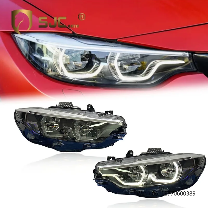 

SJC Auto LED Headlights for BMW 4 Series M4 F32 F82 2013-2020 Car Head Lamp White DRL Car Light System High Brightness