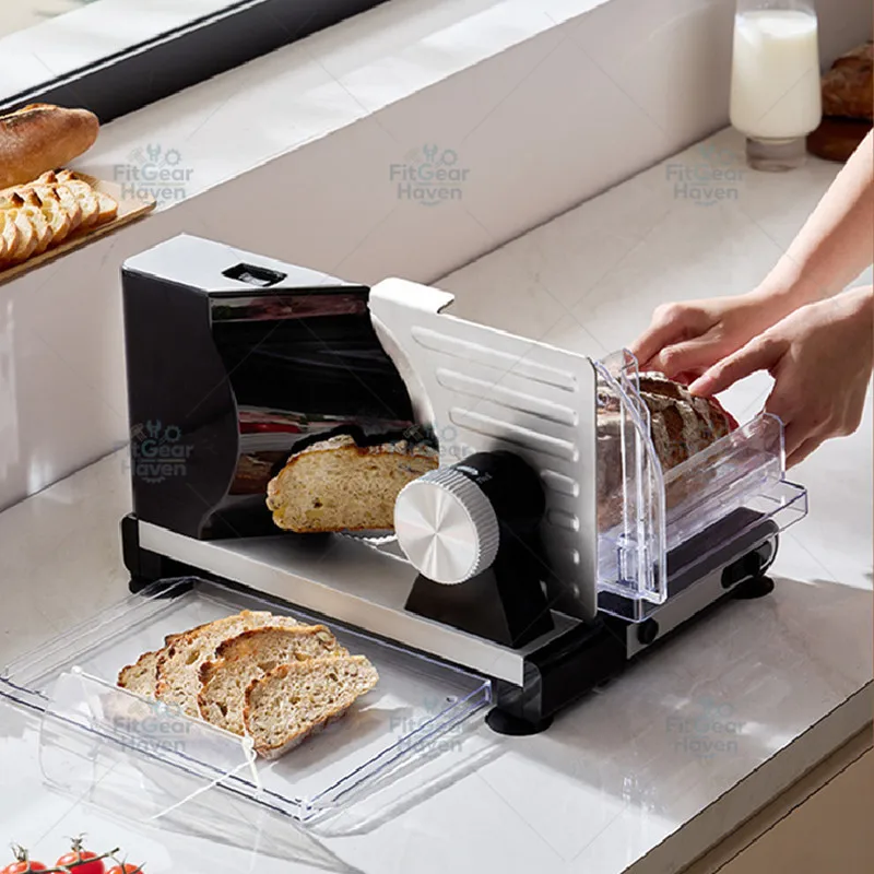 Electric Meat Mincer & Slicer Food Processor, Stainless Steel Detachable Easy-Clean Cutter Head
