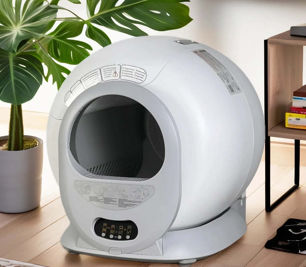 

STLF Smart Full-Automatic Induction Electric Shovel Cat LitterS Box Accessory with Anti-Splash Feature Intelligent Excrement Cle