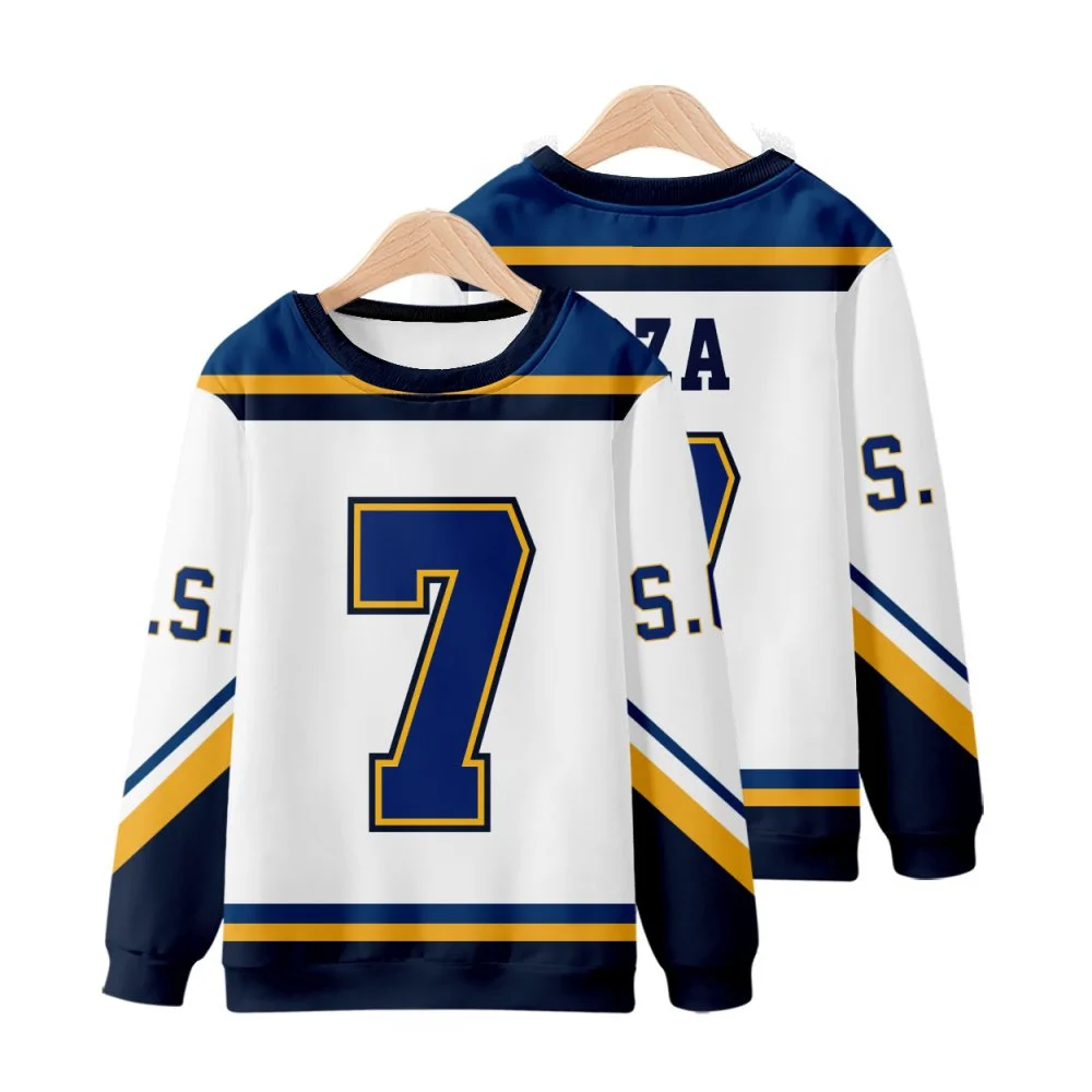 SZA JERSEY SOS Blind New Album Merch Crewneck Long Sleeve Women Men Sweatshirt Cosplay Clothes