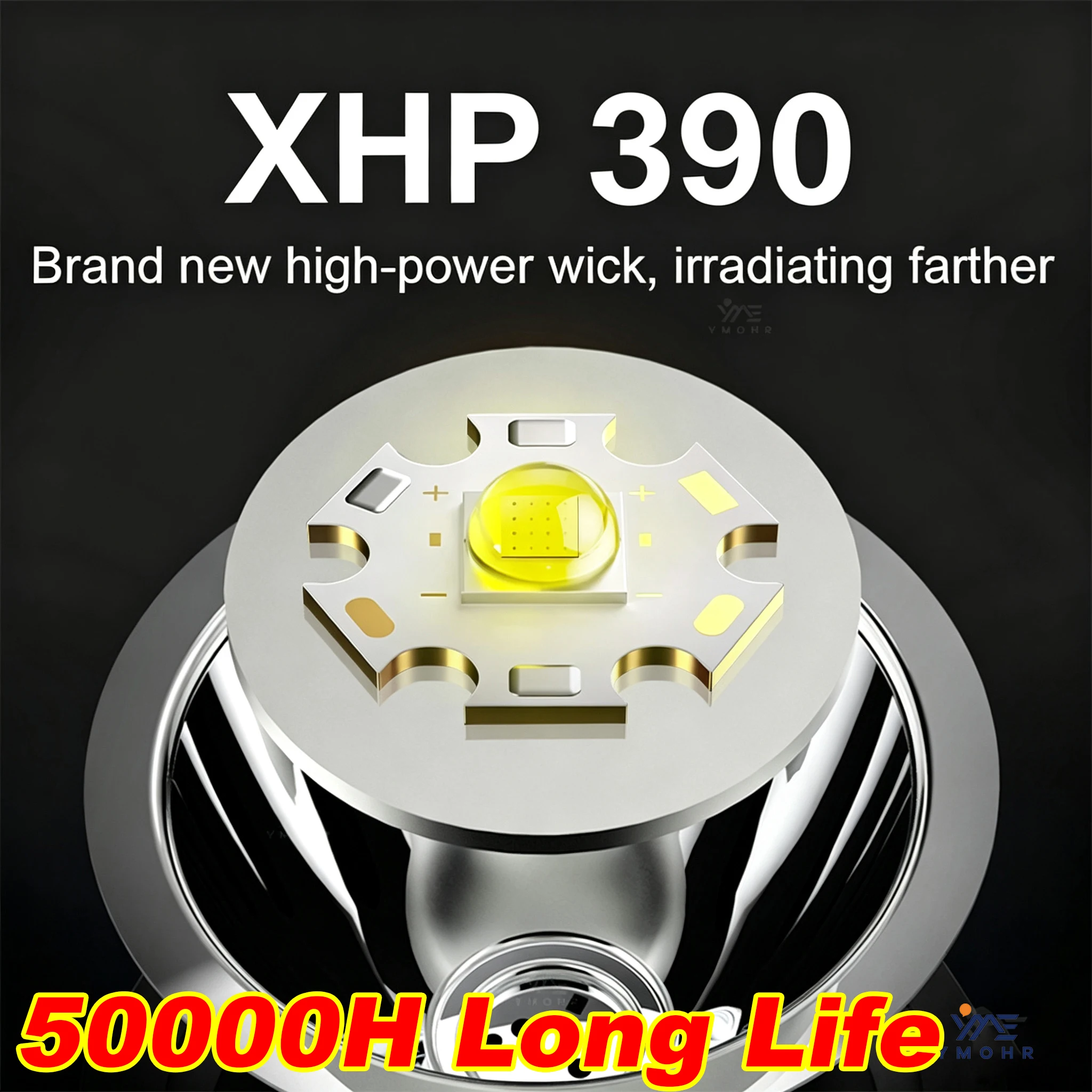 GRCKT LED Scuba Diving Headlamp Rechargeable Diving Flashlight Professional Dive Headlight IPX8 Underwater Head Flashlight Torch