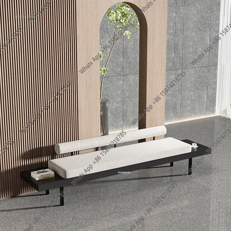 C Y Modern Design Home Ottoman In Front Of The Door For Bedroom End Of Bed Shoe Changing Stool Furniture Clothing Store Long Sto