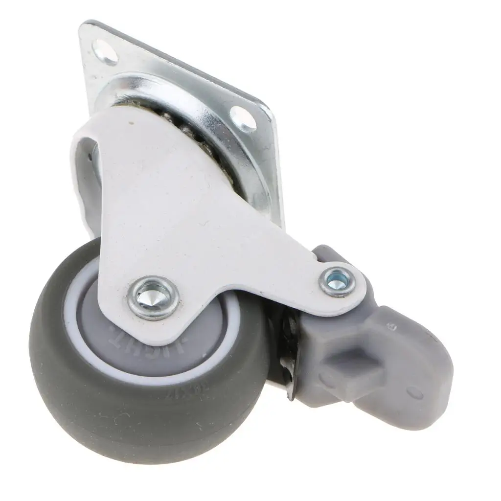 1.5inch Heavy Duty Swivel Caster Lockable Ball Bearing 55lb Total