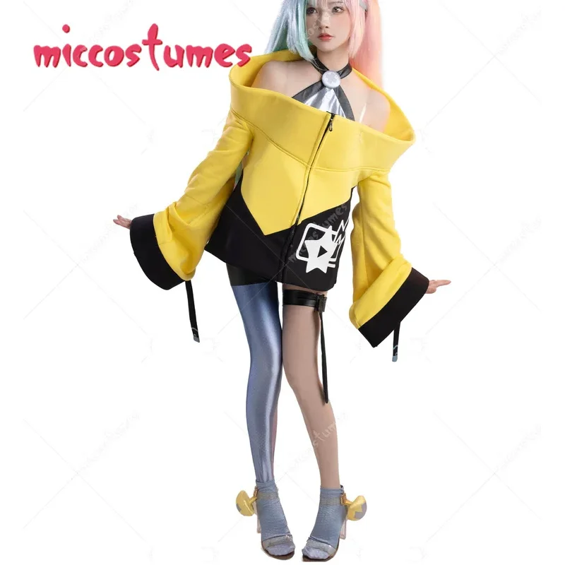 MiKe Clothing의 여성용 이브닝 파티 애니메이션 이온 코스튬 플레이 세트는 할로윈 카니발, 애니메이션 엑스포 파티 등에 적합합니다.