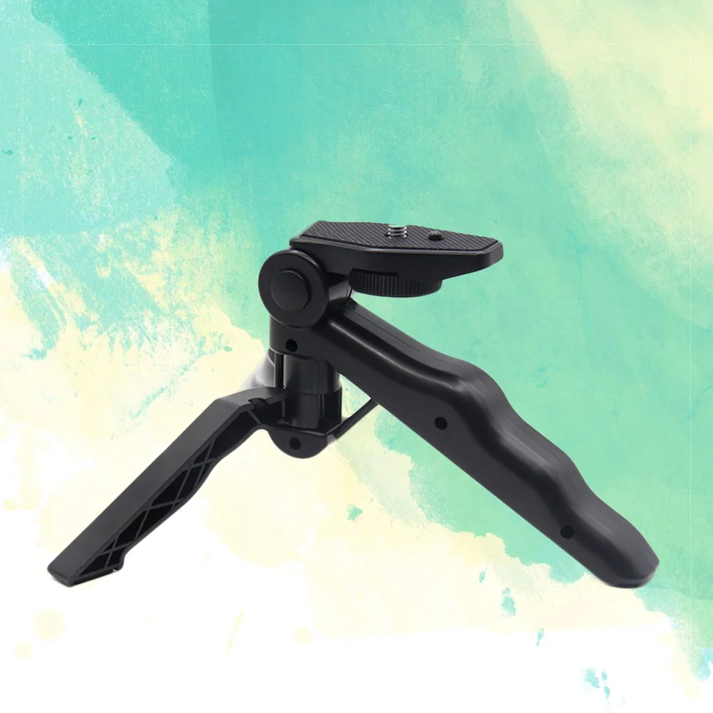 

HOMSFOU Black Camera Tripod Self Timer Mini Table Mount Heavy Duty for Smartphone and