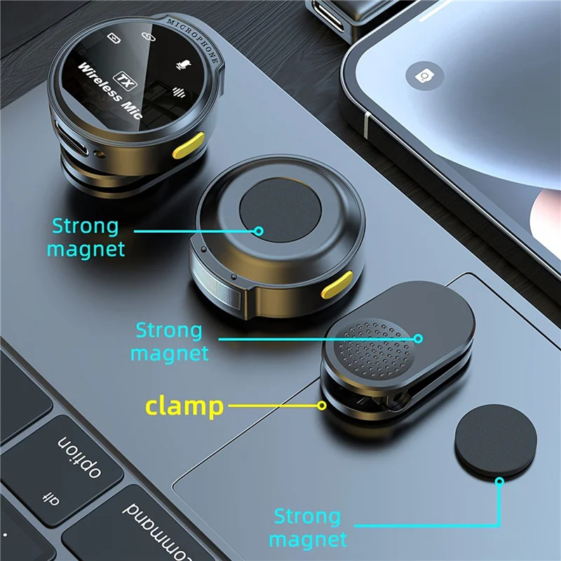 3x j6 microfone de lapela sem fio plug & play microfone de lapela para gravação de vídeo vlog streaming ao vivo e entrevistas ios