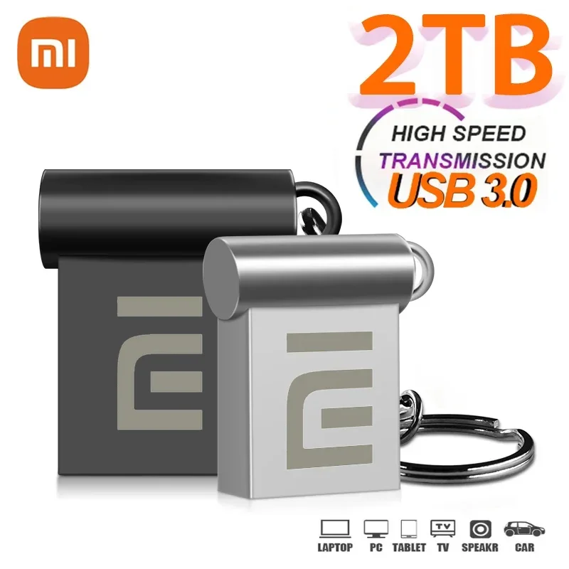 Original Xiaomi 2TB Metall U-Disk 2 in 1 otg 1024GB 64GB Flash-Laufwerk USB 3. 0 3,1 GB 1TB Pen-Laufwerke Memory Stick Typ C Adapter