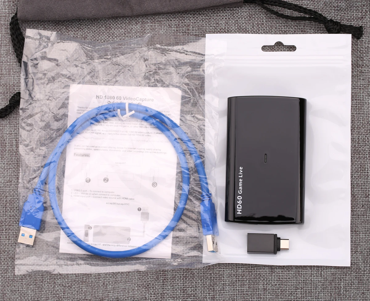 

Audio Video Capture Card Game Recording Box Live Steraming plate Support Mic In HDMI Loop for PS4 PS5 Camera PC USING OBS