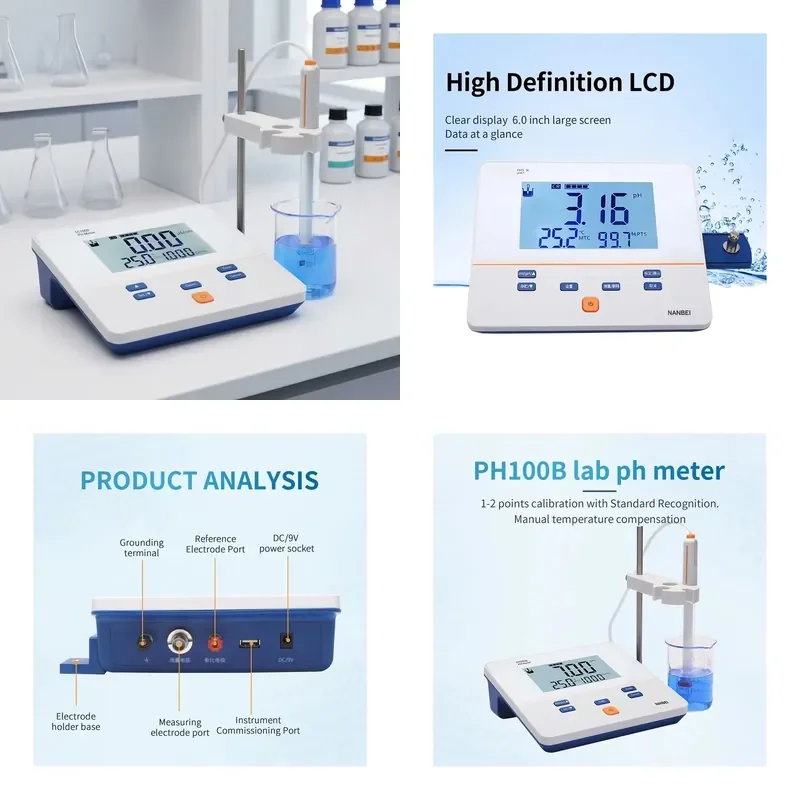 Economical Benchtop Conductivity Meter for Water Quality Inspection and Industrial Applications