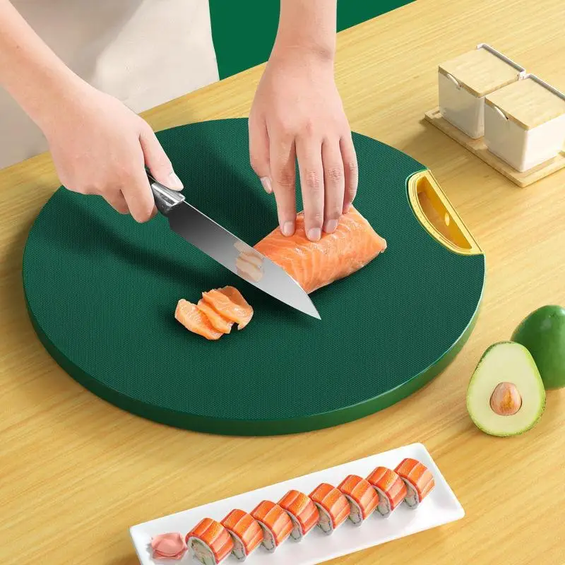 29CM Double-sided Non-slip Anti-mildew Cutting Board Kitchen Hanging Cutting Board And Cooked Separate Chopping Board Can Stand