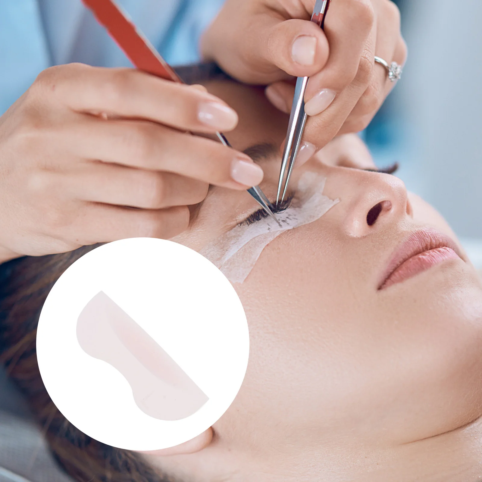 20 peças junta de ondulação de cílios de silicone almofadas permanentes de longa duração para mulheres acessório de extensão de cílios postiços