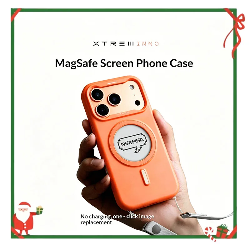

XTREM INNO Ink Screen Phone Case for iPhone 17 ProMax Smart NFC Projection