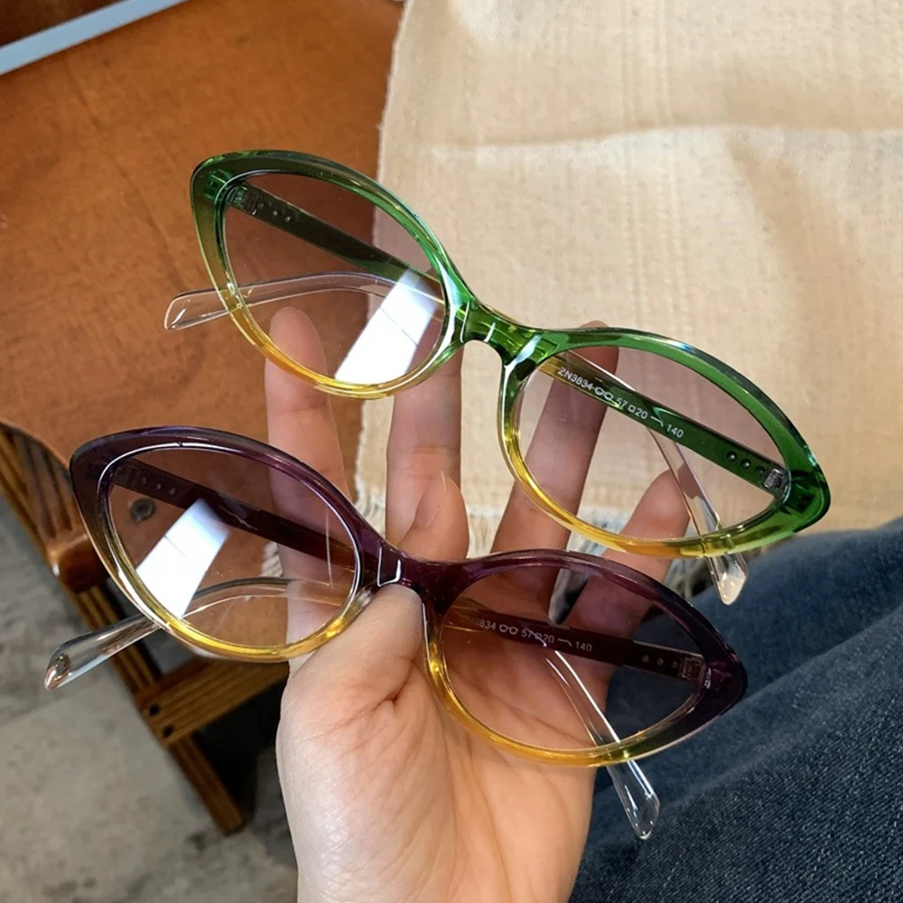 DDDLONG Fashion Y2k Cat Eye Retro Sunglasses Women Classical Vintage Punk Sun Glasses For Men Eyewear Outdoor Shades D469