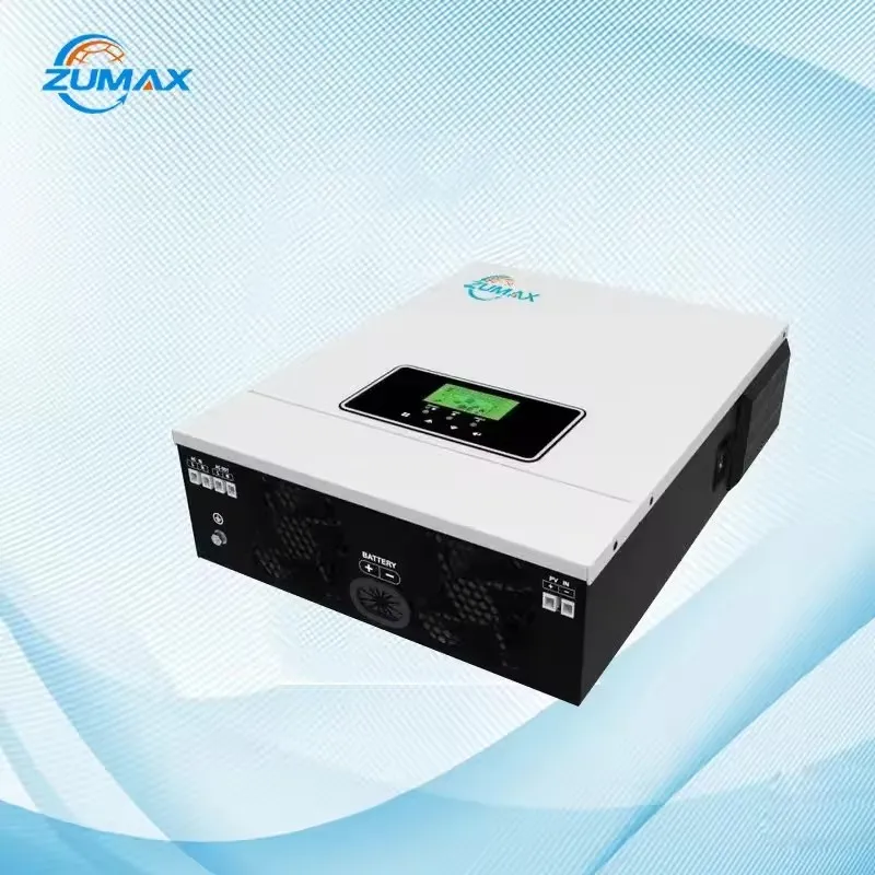 3.2KW 6.2KW Solar Hybrid Inverter 24vDC 48vDC AC 220V Dual Load Output Power MPPT 120A Pure Sine Wave Hybrid Charge Controller