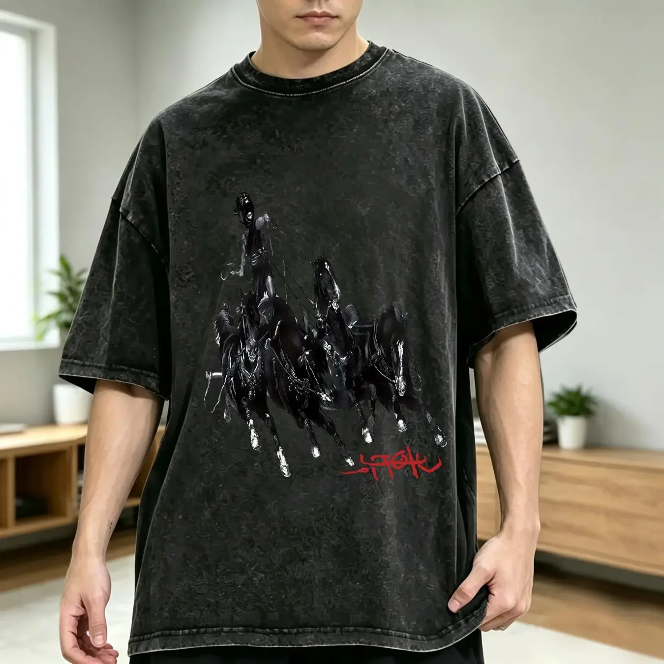 washed T Shirt Travis Utopia Circus Maximus Rome Italy Aug 2023 Exclusive Heavy Cotton vintage Washed homme streetwear Stylish