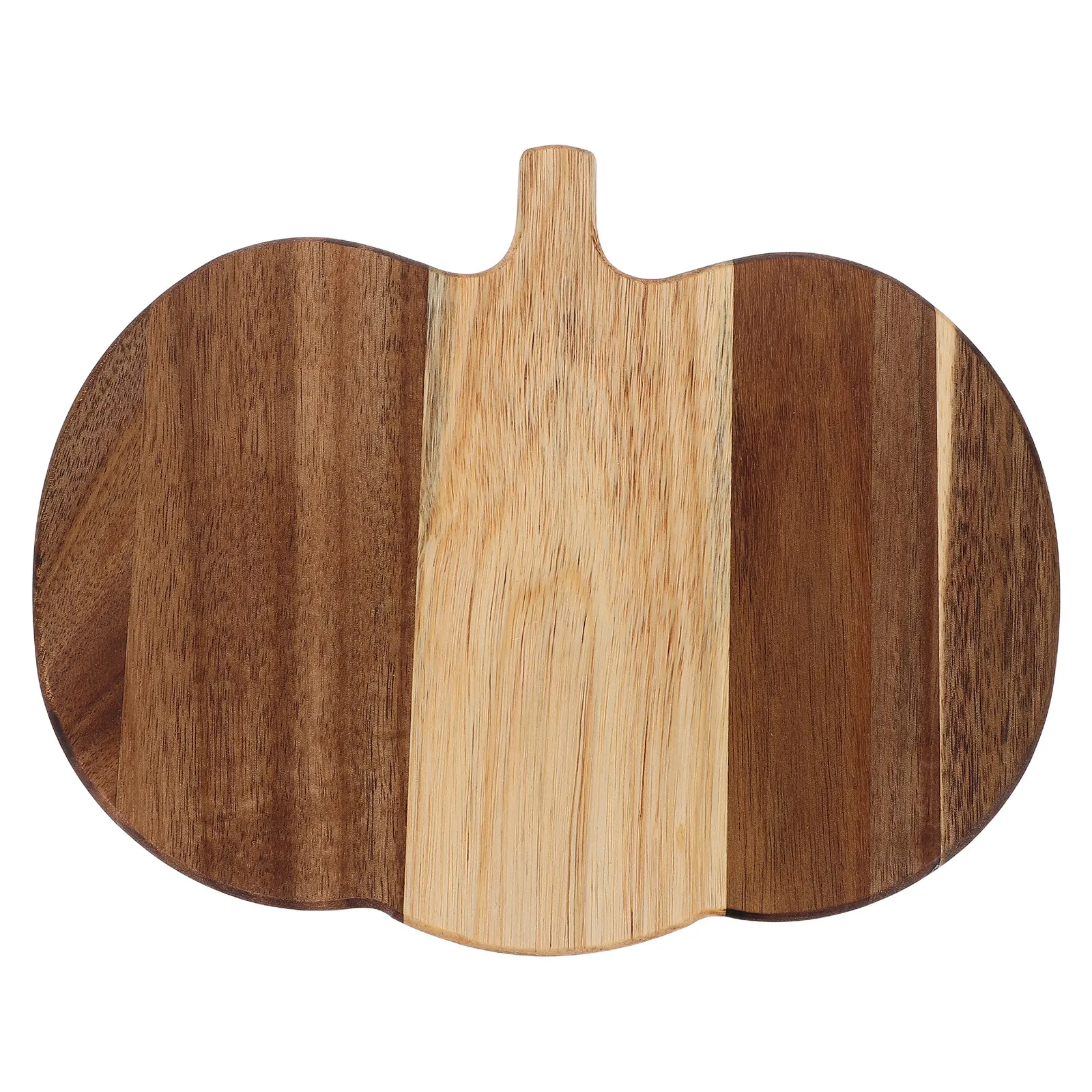 Halloween Pumpkin Shaped Wooden Cutting Board Rustic Fall Kitchen Decor Serving Platter for Cheese Charcuterie Snacks