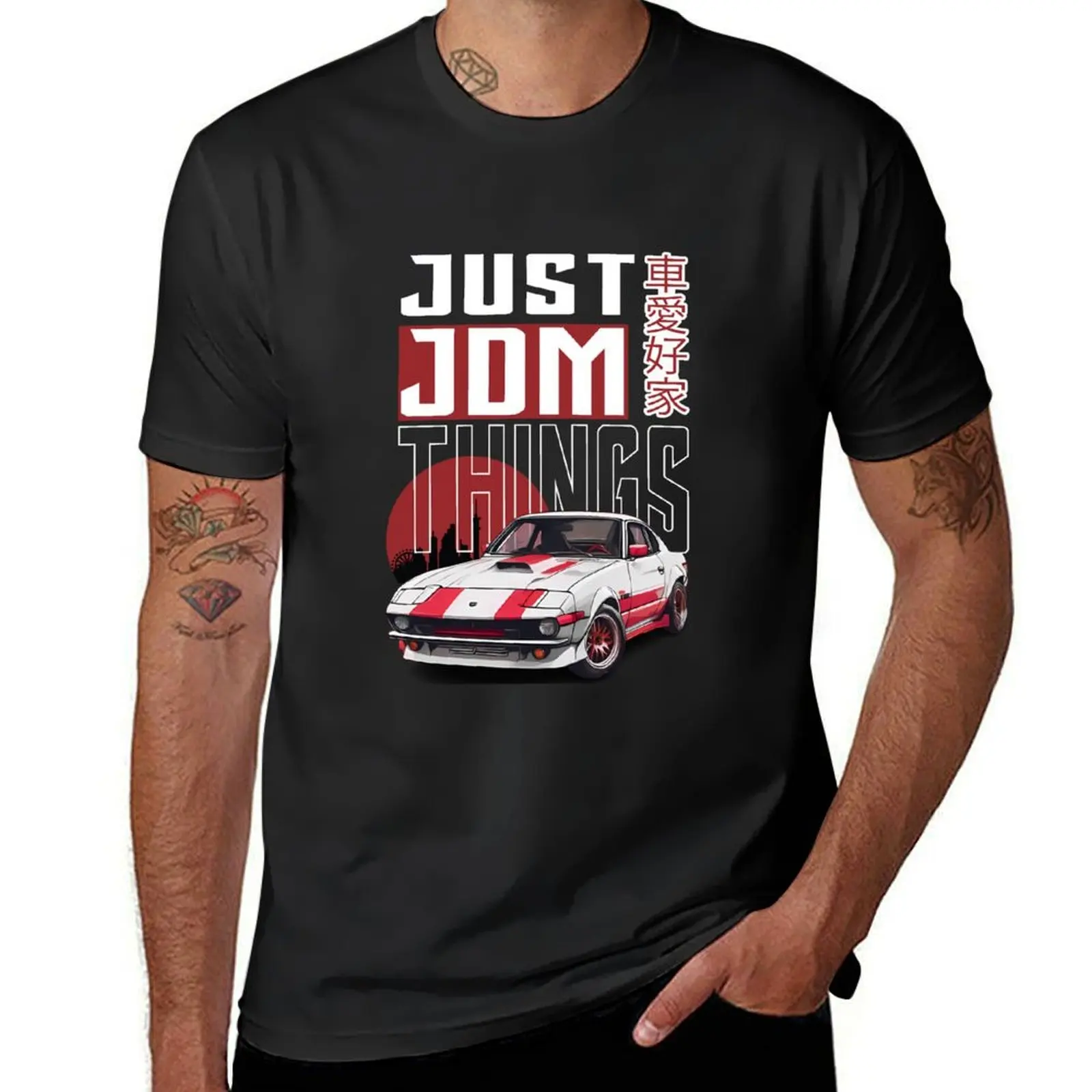 Car Japanese Retro Car Racing Drifting Legend Tuning Gift T-Shirt plain oversized summer top t shirt men