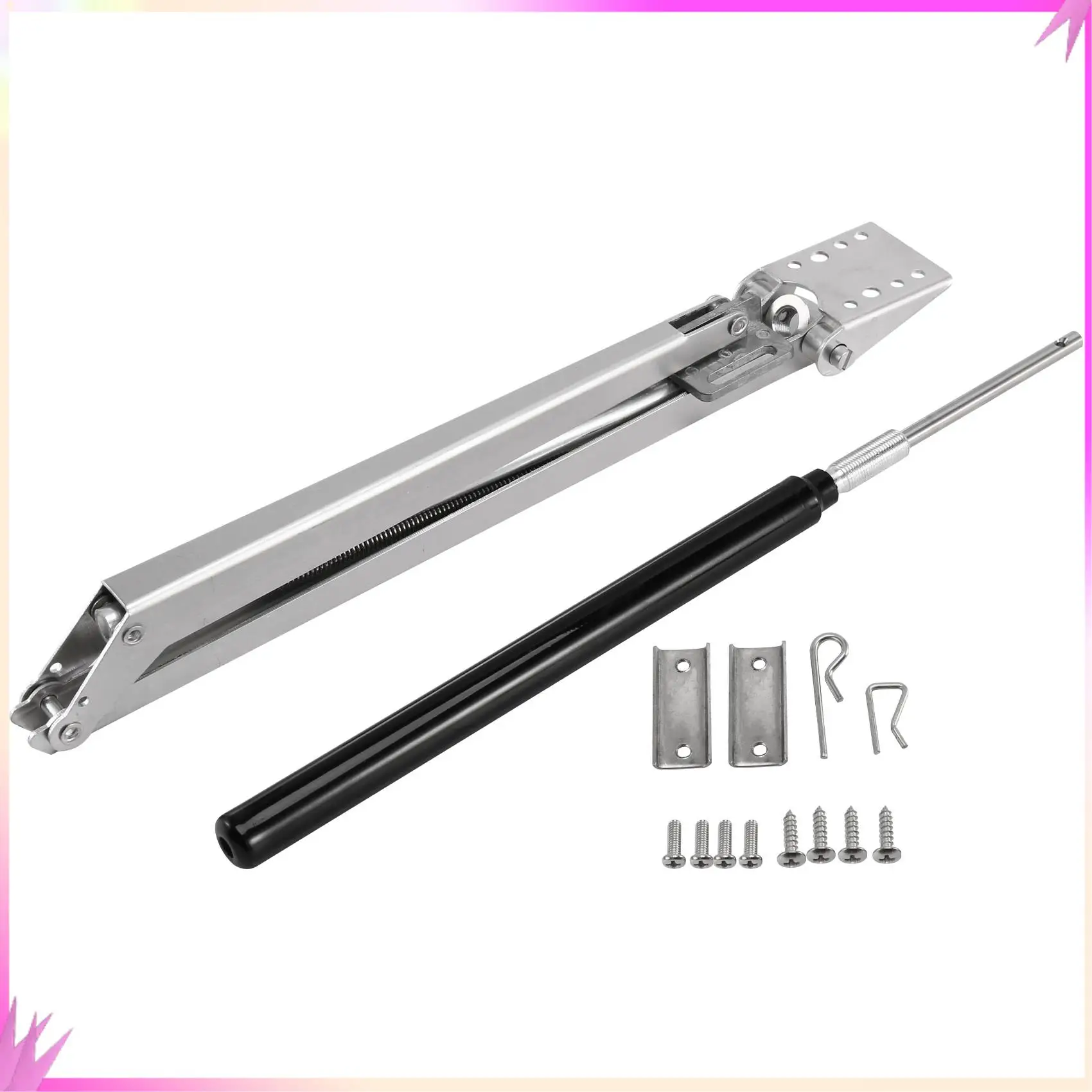 B50C Automatic Aluminum Alloy Greenhouse Window Opener Roof Vent Autovent Solar Heat Sensitive Automatic Greenhouses Window Open