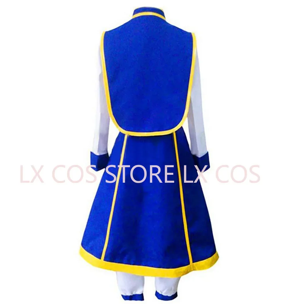 Nieuwe Japanse Anime Kurapika Mannen Cosplay Uniform Vrouwen Lolita Kimono Jurk Kostuum Halloween Volledige Set