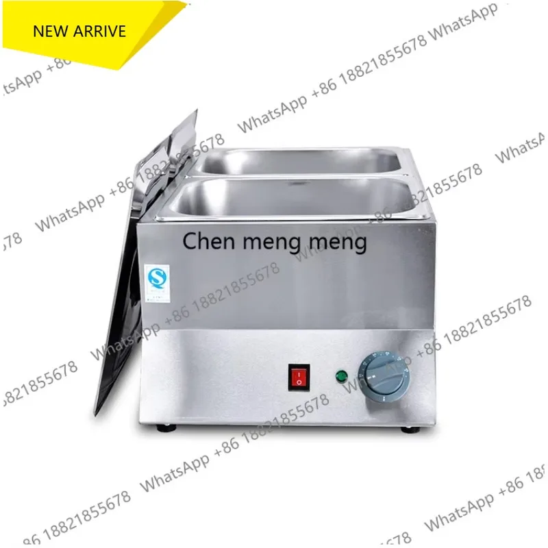 M138 Double basin commercial chocolate thermostatic pot melting furnace furnace machine water-proof electric heating hot melt ma