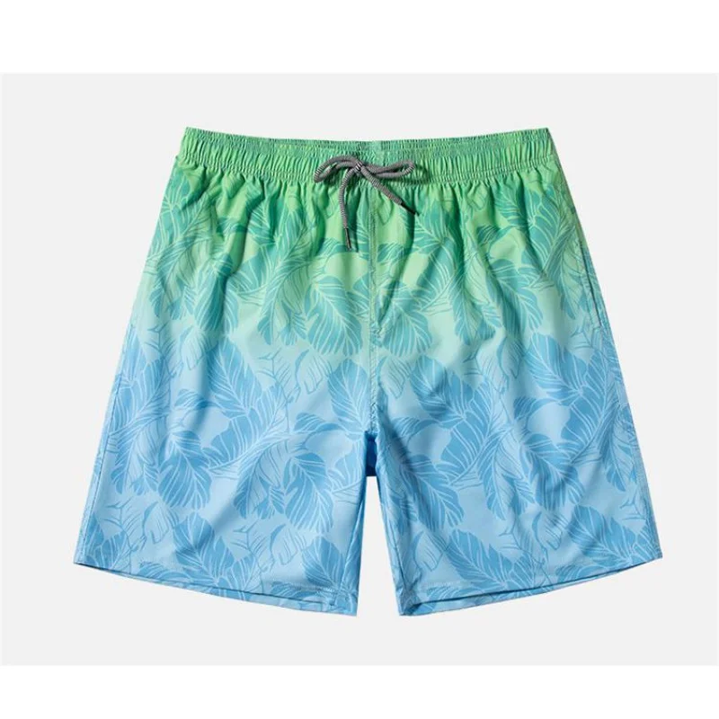 Swimming Beach Trunks Men's Summer Swimwear Drawstring Surf Sports Shorts Ice Screen Thin Section Casual Shorts